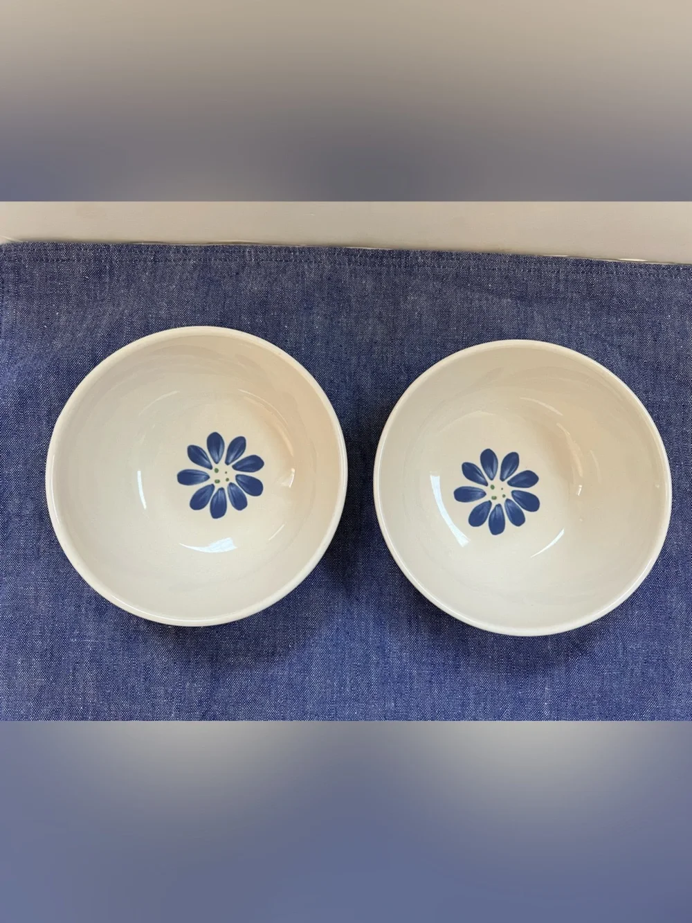 Pfaltzgraff Springwood Soup Cereal Bowls Set of 2 Discontinued Pattern 5 1/2